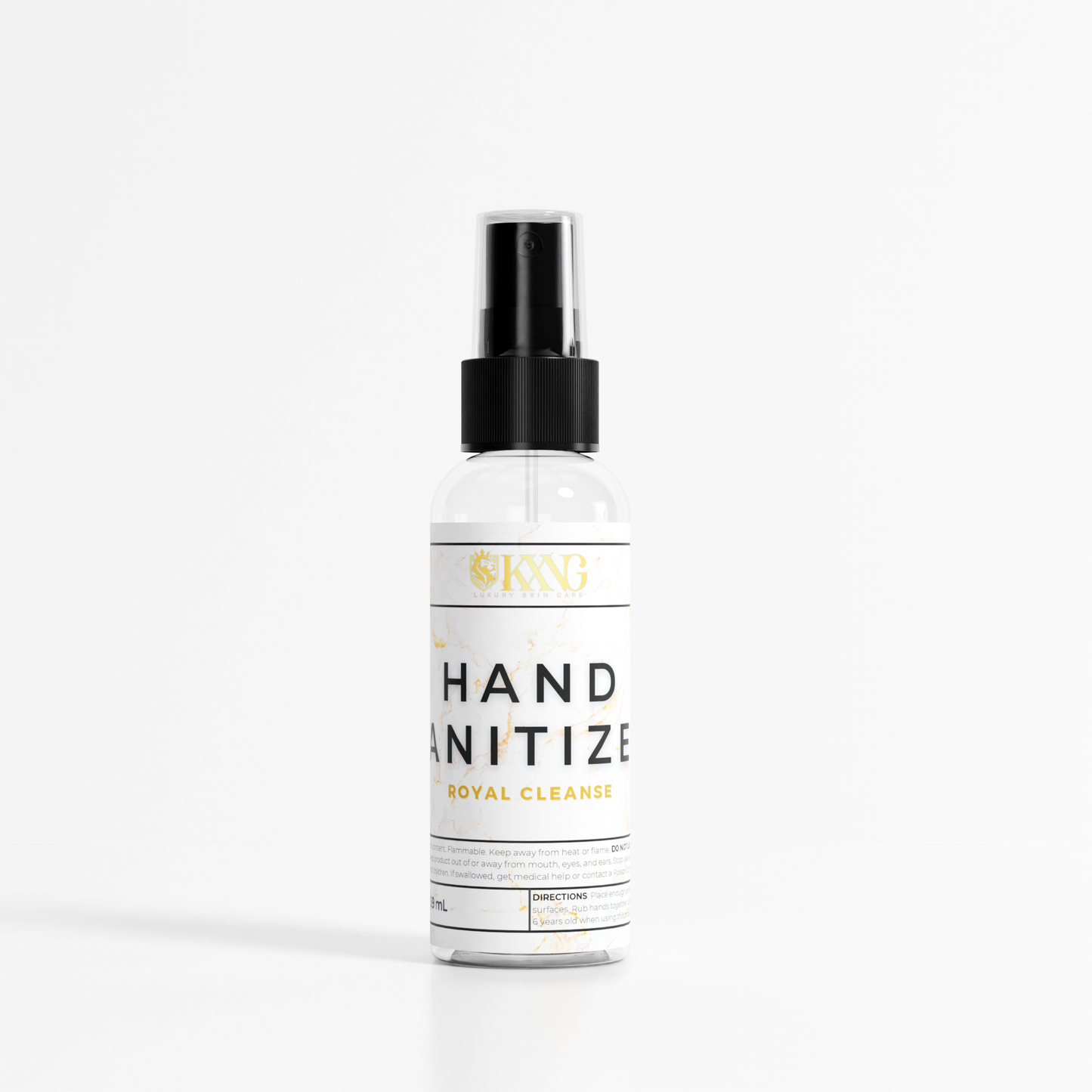 KXNG Cosmetics - Royal Cleanse Hand Sanitizer - 2 oz (Pack of 3)