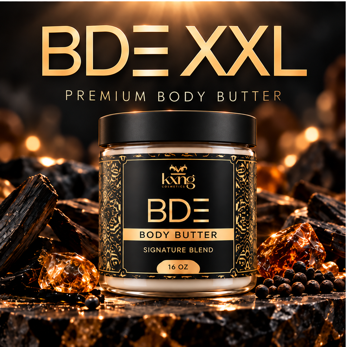 BDE Body Butter for Men — Bold Dior-Inspired Citrus Pheromone-Infused Whipped Shea Moisturizer