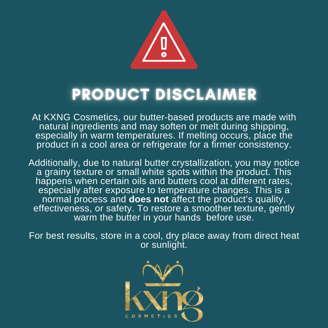 KXNG Cosmetics Beard Butter - Organic Beard Softener & Hydrator for Men (4 oz)
