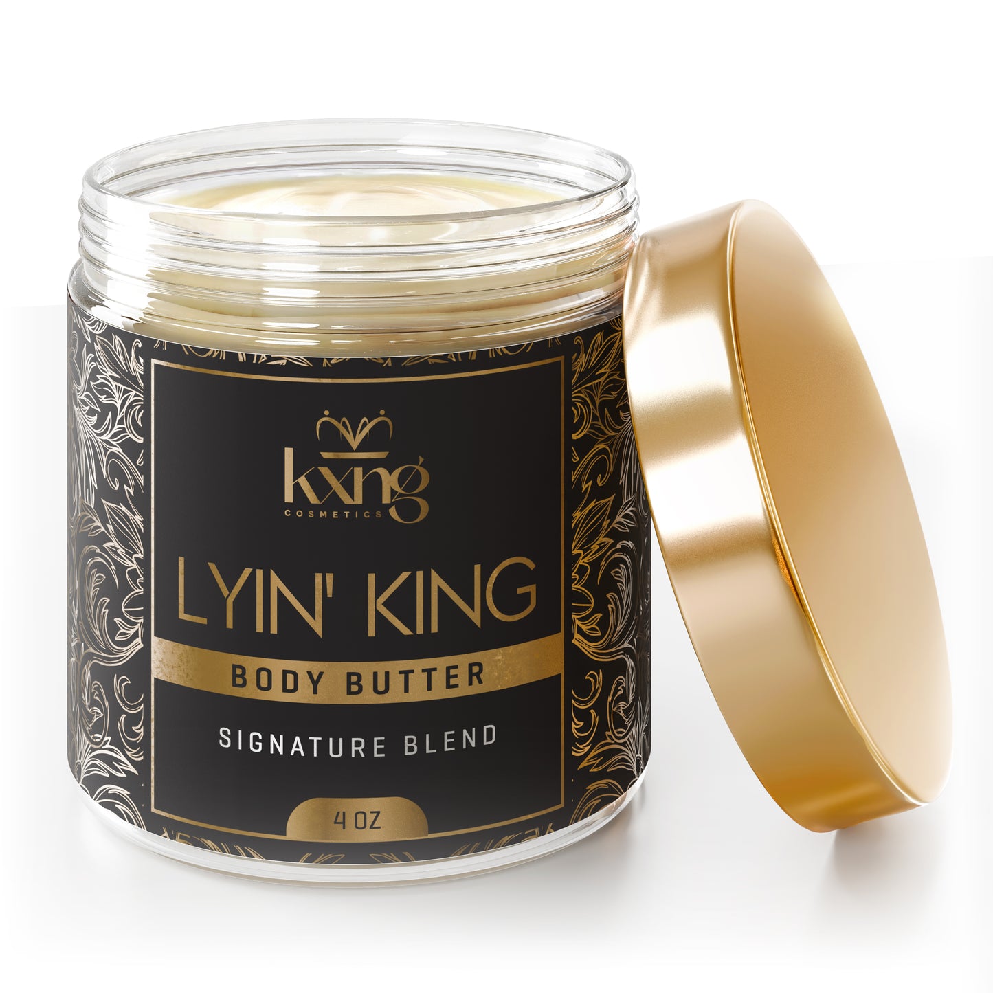 KXNG Cosmetics Body Butter - Organic Moisturizer for Men (Lyin' King)