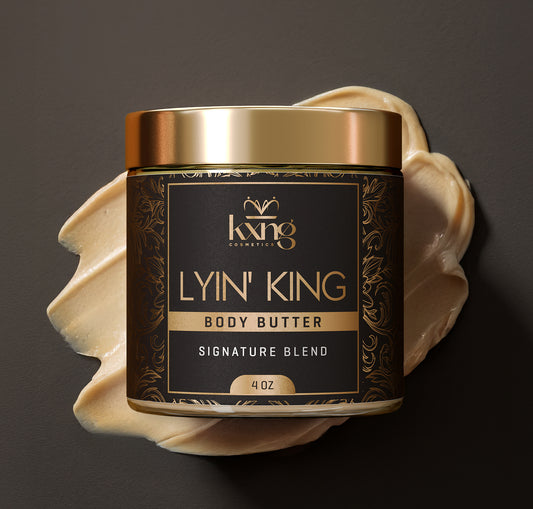 KXNG Cosmetics Body Butter - Organic Moisturizer for Men (Lyin' King)