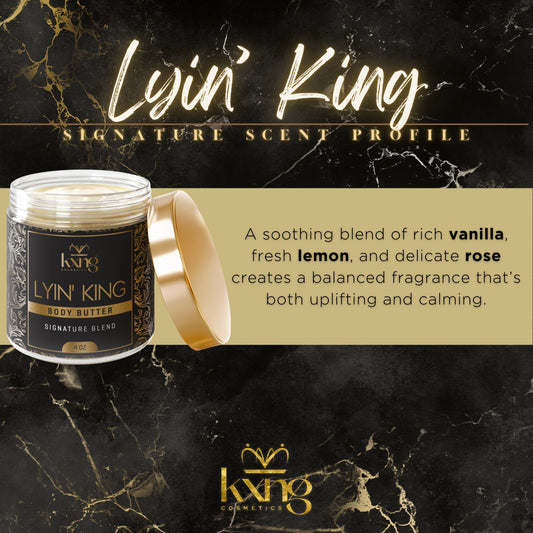 KXNG Cosmetics Body Butter - Organic Moisturizer for Men (Lyin' King)