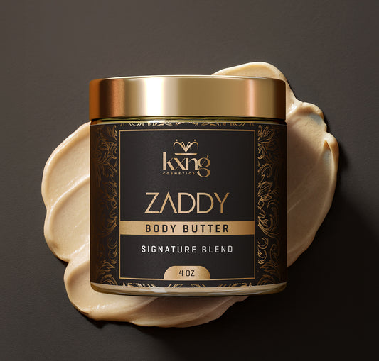 KXNG Cosmetics Body Butter - Organic Moisturizer for Men (Zaddy)