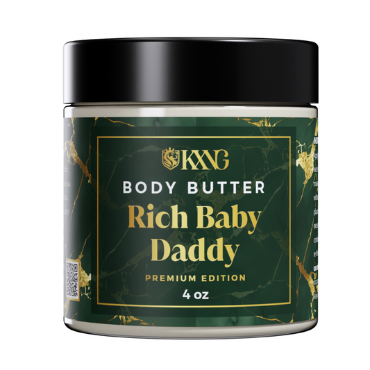 KXNG Cosmetics Body Butter - Organic Moisturizer for Men (All Skin Types)