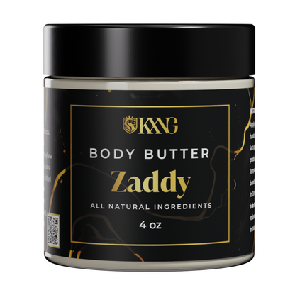 KXNG Cosmetics Body Butter - Organic Moisturizer for Men (All Skin Types)