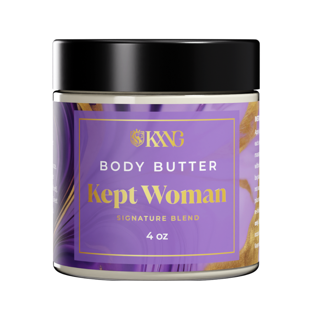 KXNG Cosmetics Body Butter - Organic Moisturizer for Women (All Skin Types)