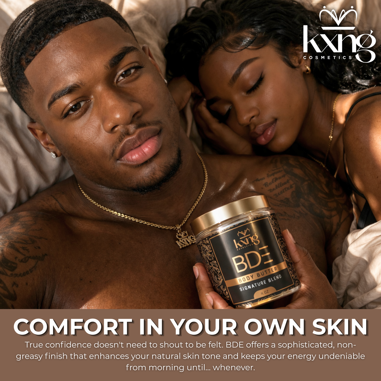BDE Body Butter for Men | Citrus Fresh Luxury Shea Moisturizer