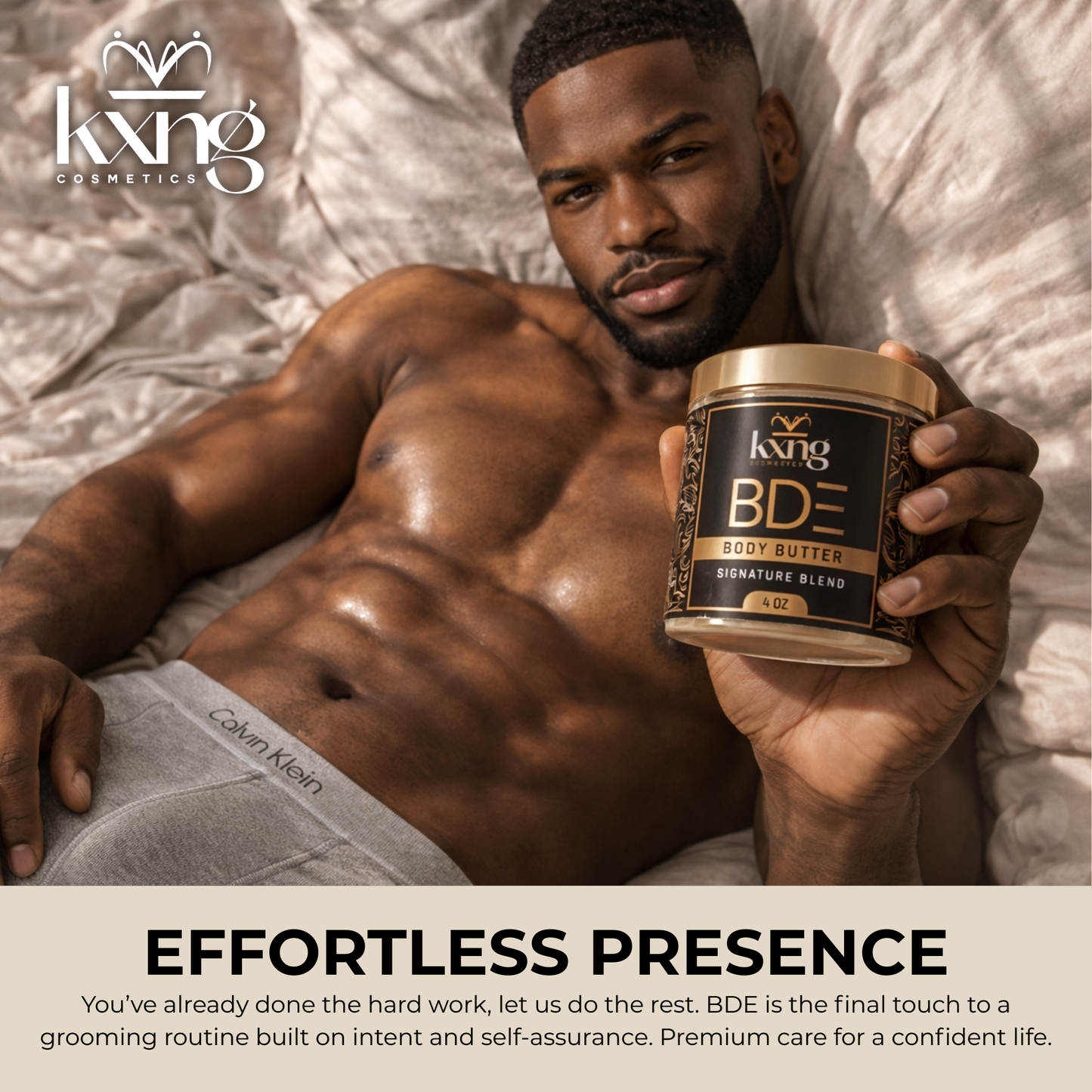 BDE Body Butter for Men | Citrus Fresh Luxury Shea Moisturizer
