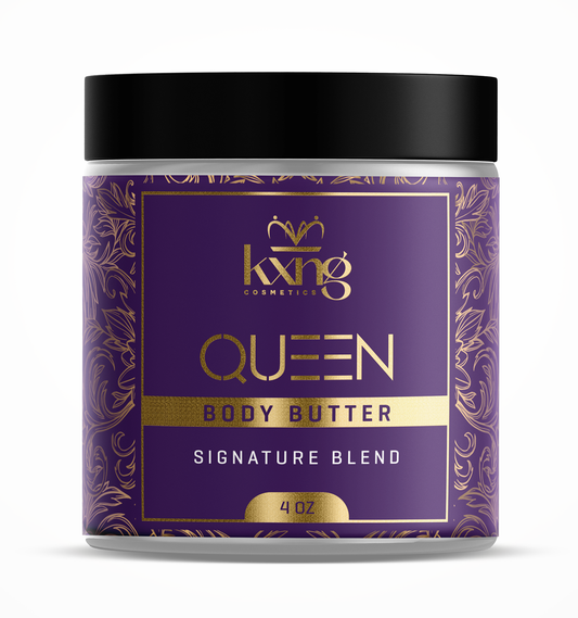 KXNG Cosmetics Body Butter - Organic Moisturizer for Women (Queen)
