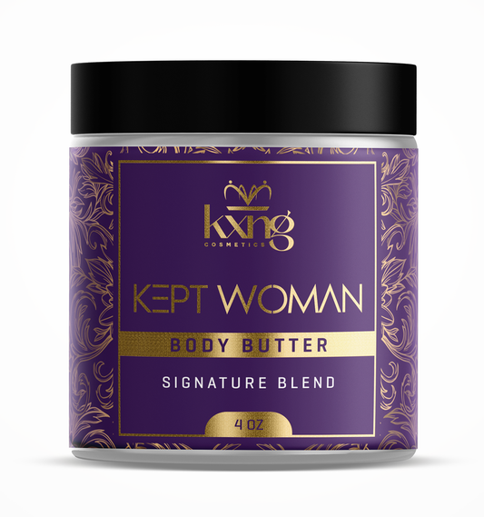 KXNG Cosmetics Body Butter - Organic Moisturizer for Women (Kept Woman)