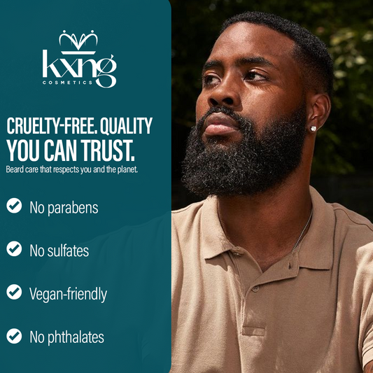 KXNG Cosmetics Beard Butter - Organic Beard Softener & Hydrator for Men (4 oz)