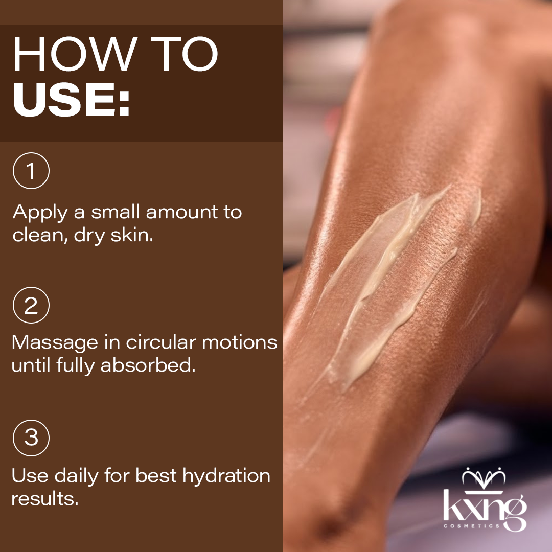 KXNG Cosmetics Body Butter - Organic Moisturizer for Men (Zaddy)