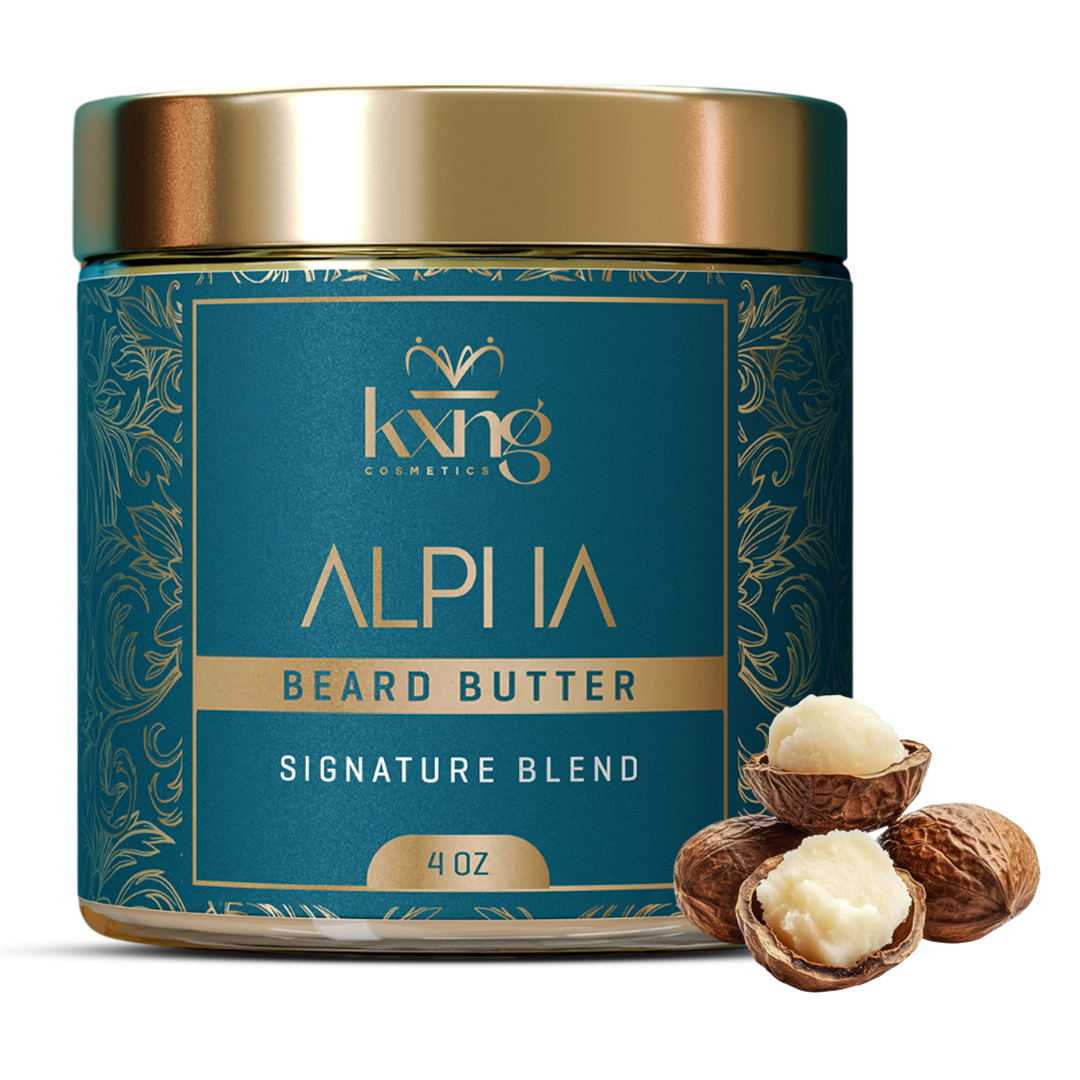 KXNG Cosmetics Beard Butter - Organic Beard Softener & Hydrator for Men (4 oz)