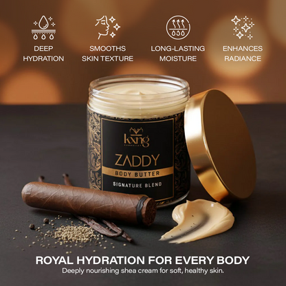 KXNG Cosmetics Body Butter - Organic Moisturizer for Men (Zaddy)