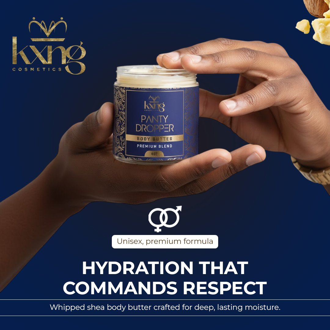 KXNG Cosmetics Body Butter - Organic Moisturizer for Men (Panty Dropper)