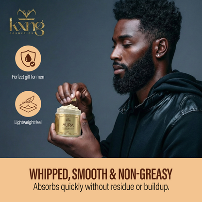 KXNG Cosmetics Aura Beard Butter - Organic Beard Softener & Hydrator for Men (5 oz)
