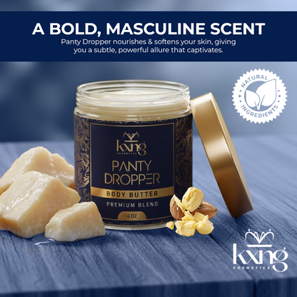 KXNG Cosmetics Body Butter - Organic Moisturizer for Men (Panty Dropper)