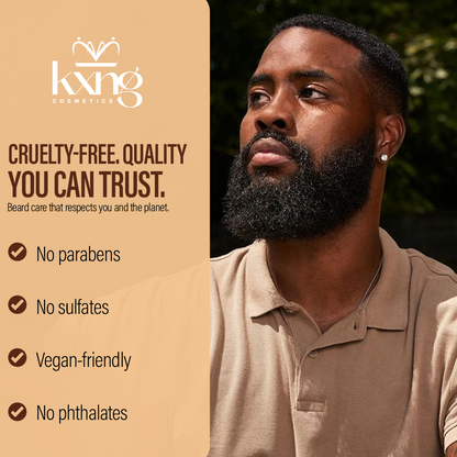 KXNG Cosmetics Aura Beard Butter - Organic Beard Softener & Hydrator for Men (5 oz)