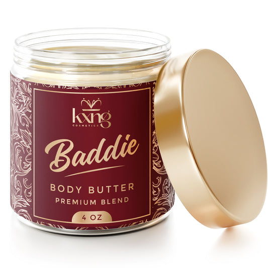 KXNG Cosmetics Body Butter - Organic Moisturizer for Women (Baddie)