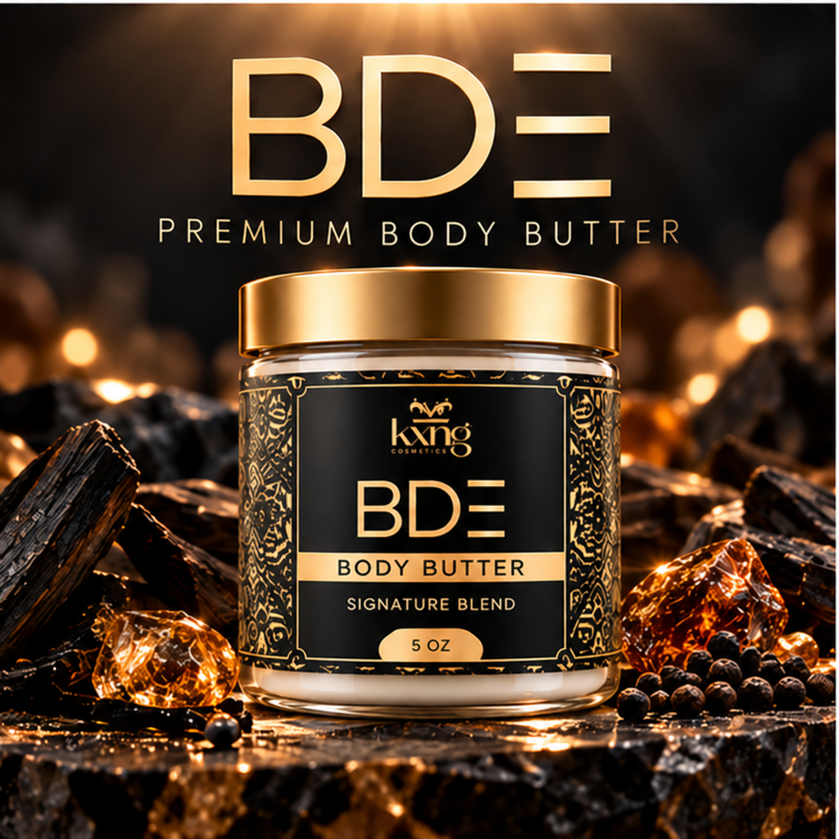 BDE Body Butter for Men — Bold Dior-Inspired Citrus Pheromone-Infused Whipped Shea Moisturizer