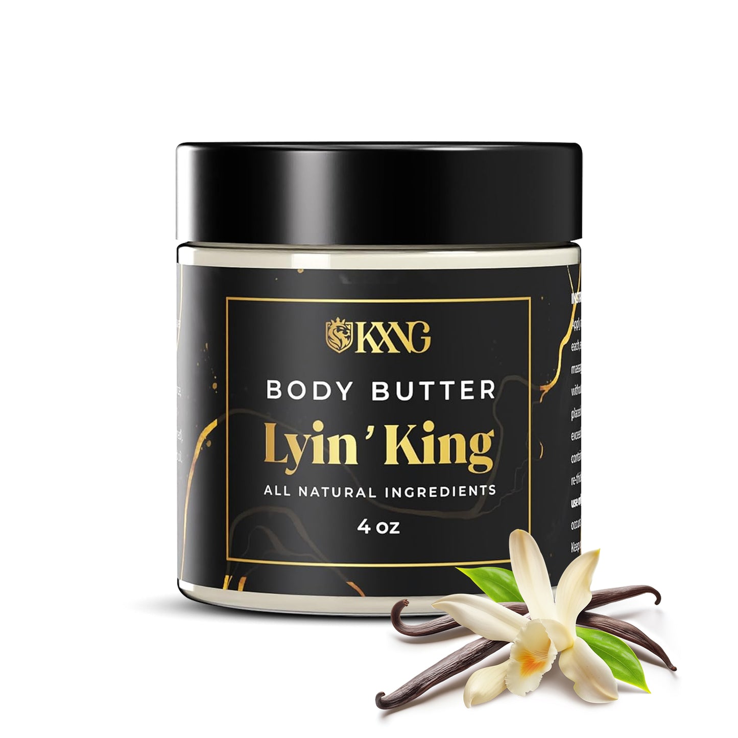 KXNG Cosmetics Body Butter - Organic Moisturizer for Men (All Skin Types)