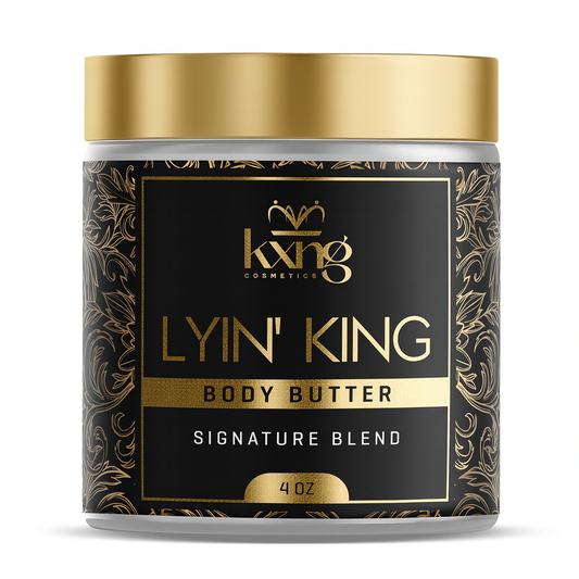 KXNG Cosmetics Body Butter - Organic Moisturizer for Men (Lyin' King)