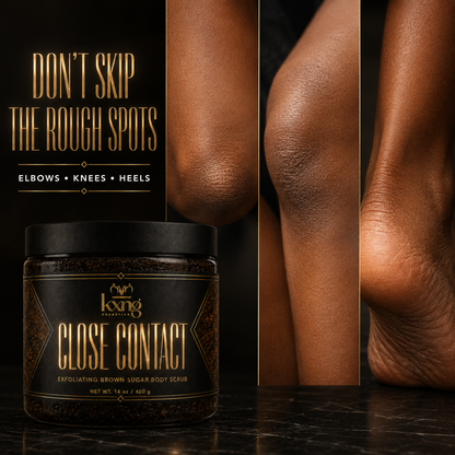 KXNG Cosmetics Close Contact — Exfoliating Brown Sugar Body Scrub