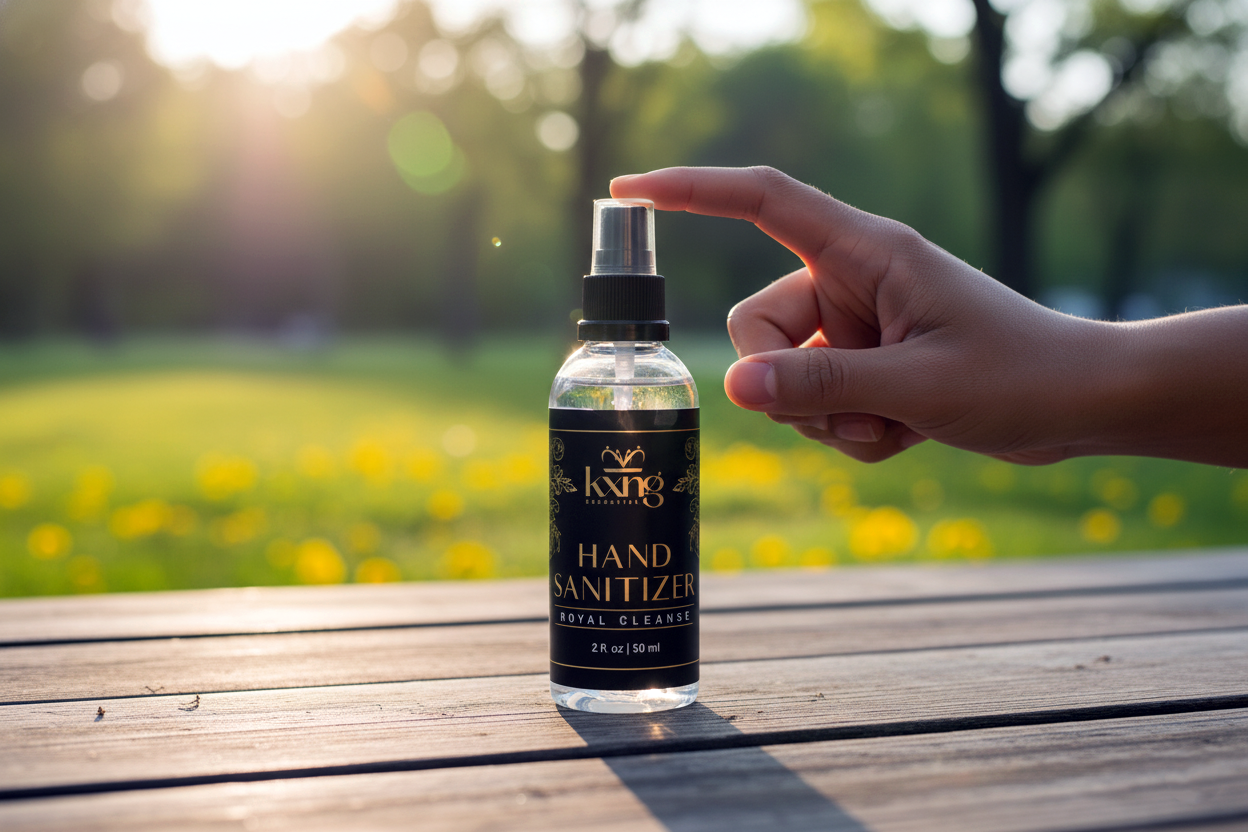 KXNG Cosmetics - Royal Cleanse Hand Sanitizer - 2 oz (Pack of 3)