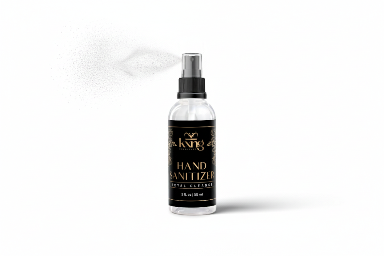 KXNG Cosmetics - Royal Cleanse Hand Sanitizer - 2 oz (Pack of 3)