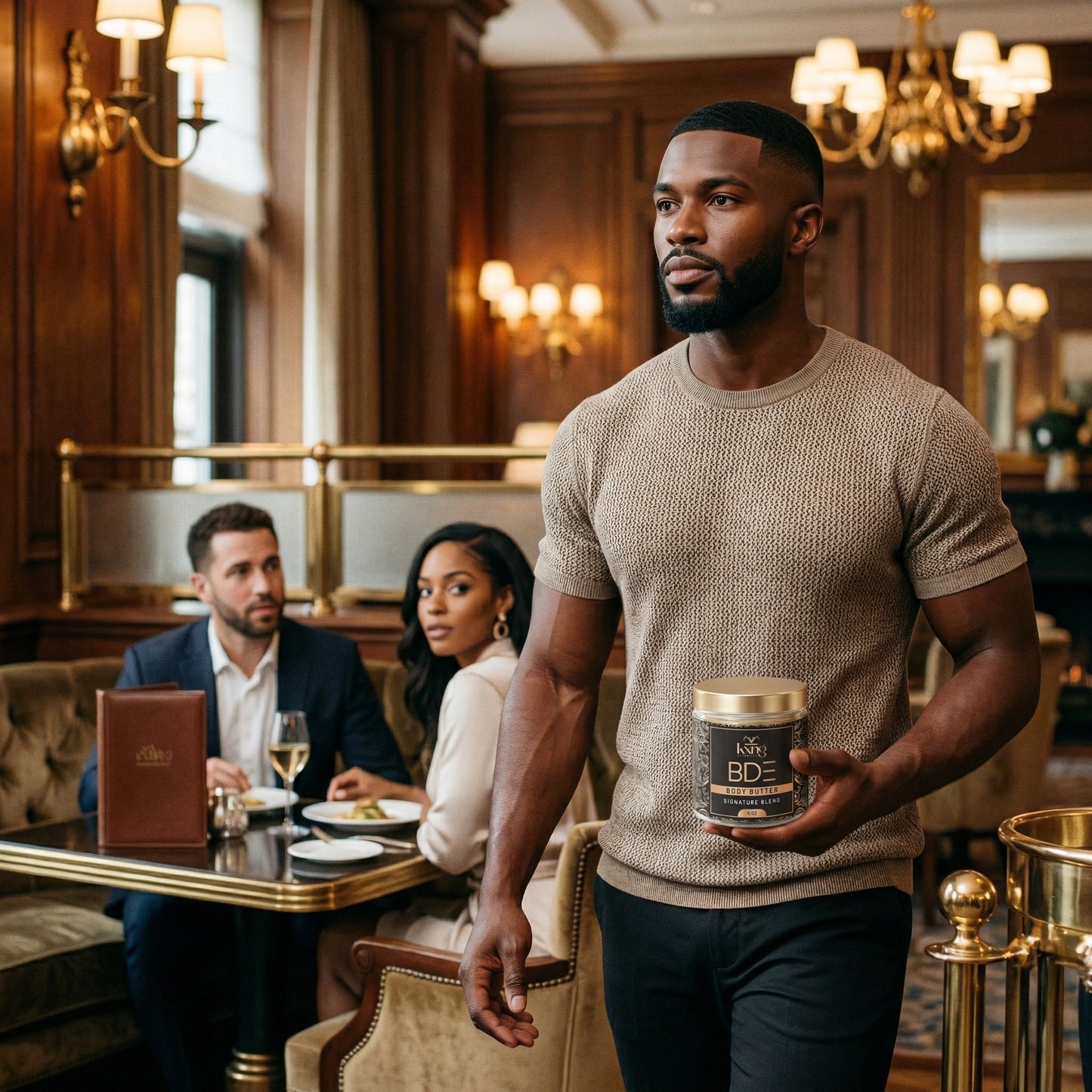 BDE Body Butter for Men | Citrus Fresh Luxury Shea Moisturizer