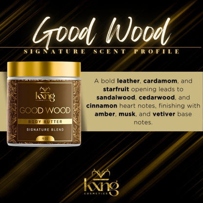 (Good Wood)-KXNG Cosmetics Body Butter