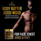 KXNG Cosmetics Body Butter - Organic Moisturizer for Men (Good Wood)