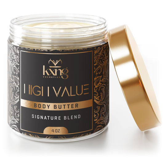 KXNG Cosmetics Body Butter - Organic Moisturizer for Men (High Value)