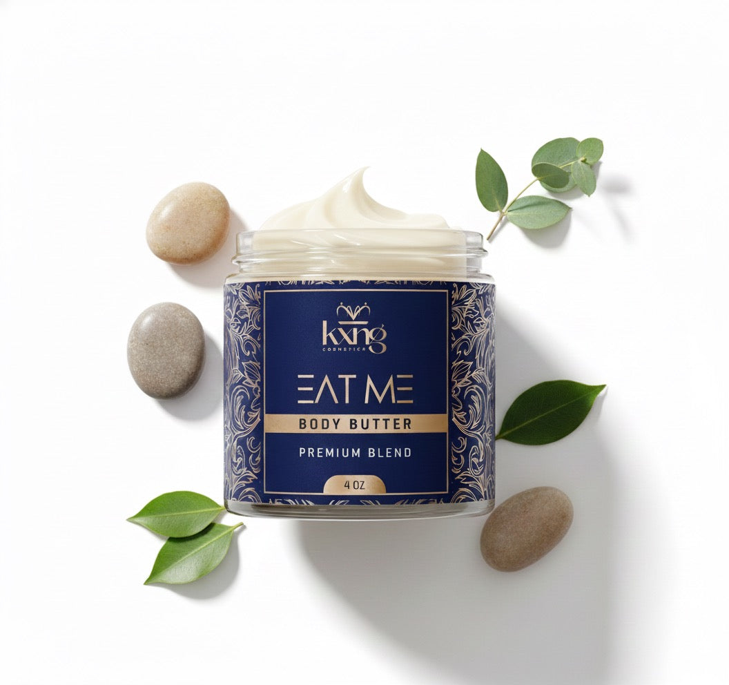 KXNG Cosmetics Body Butter - Organic Moisturizer for Men and Women (Eat Me)