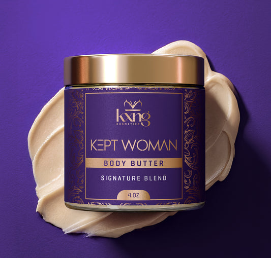 KXNG Cosmetics Body Butter - Organic Moisturizer for Women (Kept Woman)