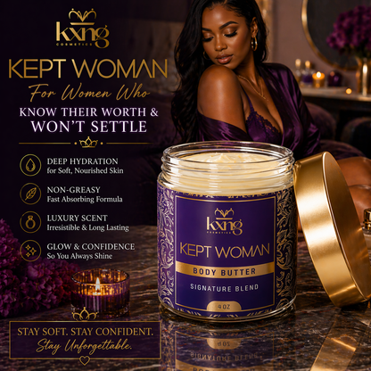 Kept Woman Body Butter for Women | Luxury Body Butter Moisturizer for Women