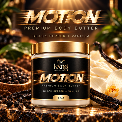 Motion Body Butter for Men — Pheromone-Infused Whipped Shea Moisturizer with Warm Spice