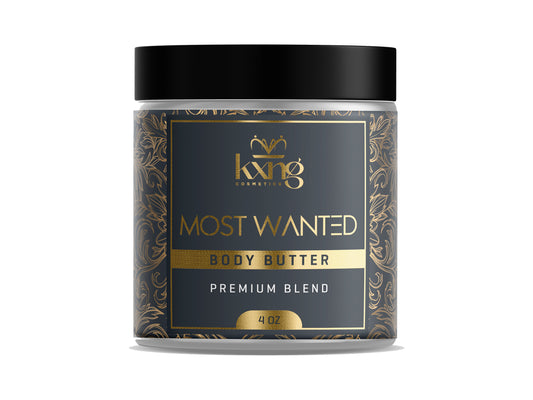 KXNG Cosmetics Body Butter - Organic Moisturizer for Men and Women (Most Wanted)