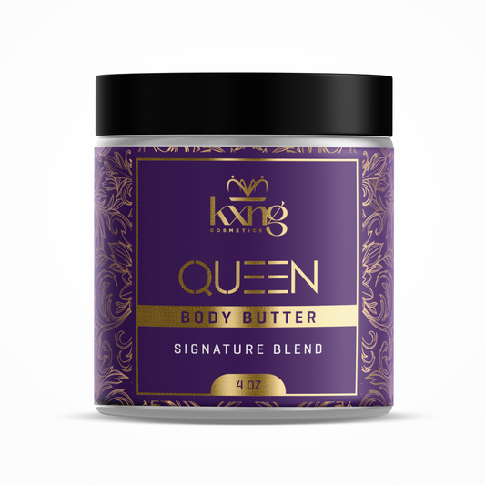 KXNG Cosmetics Body Butter - Organic Moisturizer for Women (Queen)
