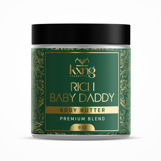 KXNG Cosmetics Body Butter - Organic Moisturizer for Men (Rich Baby Daddy)