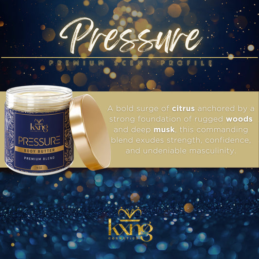 KXNG Cosmetics Body Butter - Organic Moisturizer for Men (Pressure)