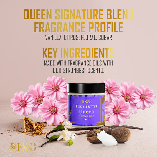 KXNG Cosmetics Body Butter - Organic Moisturizer for Women (All Skin Types)