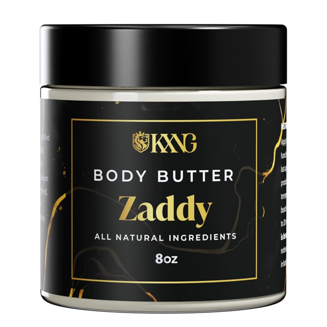 KXNG Cosmetics Body Butter - Organic Moisturizer for Men (All Skin Types)