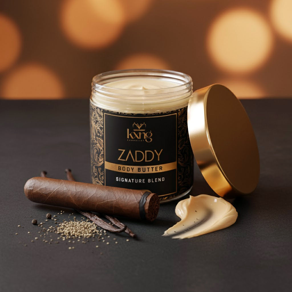 KXNG Cosmetics Body Butter - Organic Moisturizer for Men (Zaddy)