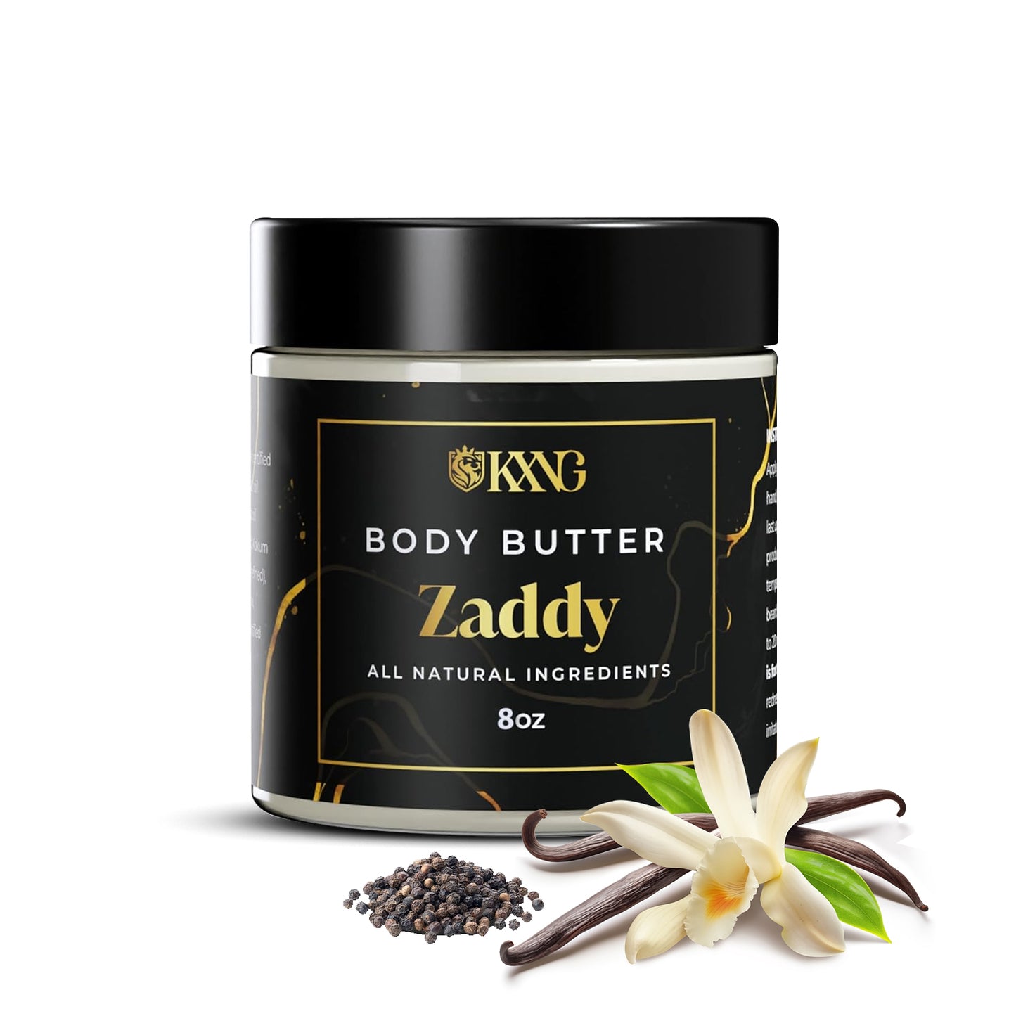 KXNG Cosmetics Body Butter - Organic Moisturizer for Men (All Skin Types)