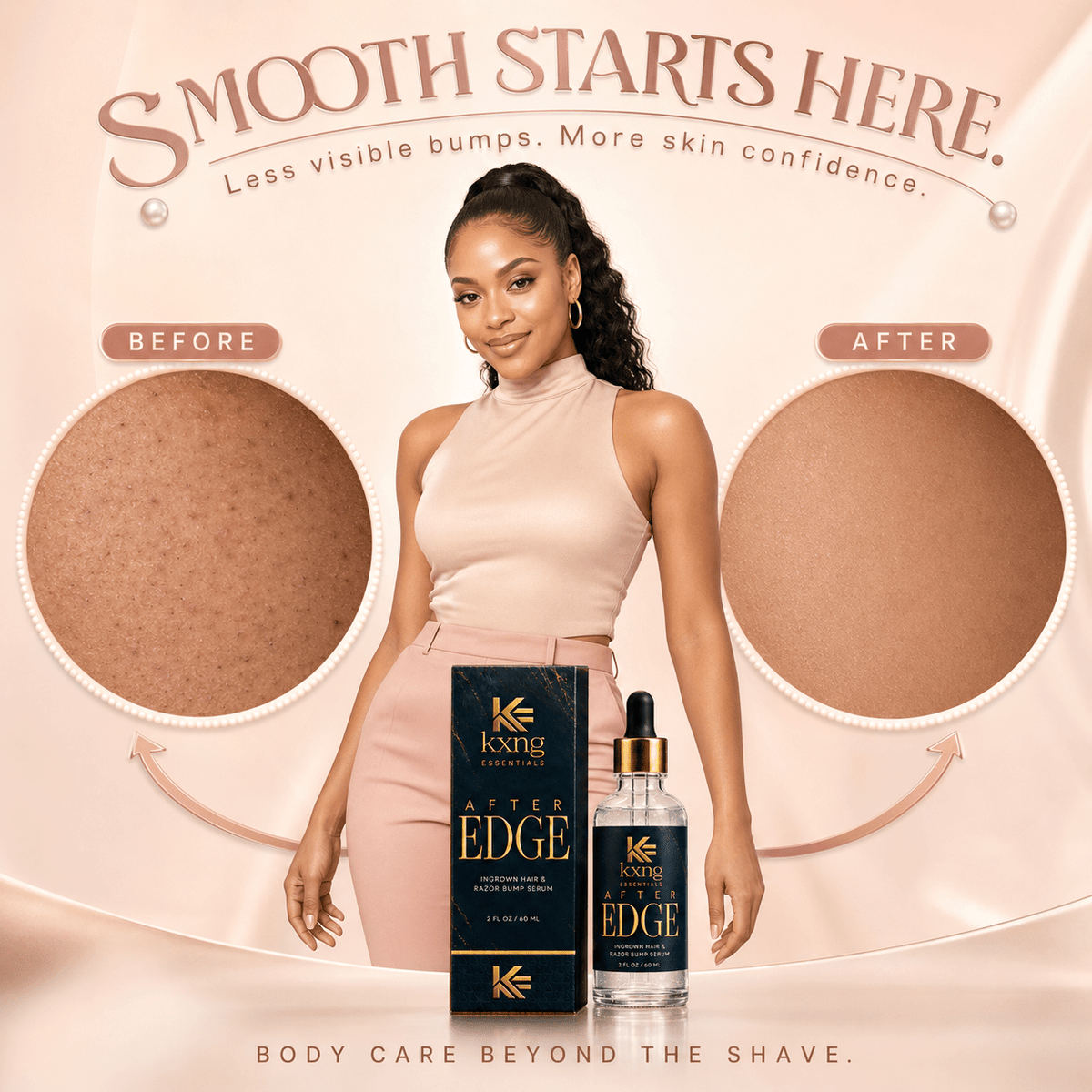 After Edge — Ingrown Hair and Razor Bump Serum That Actually Works - KXNG Cosmetics