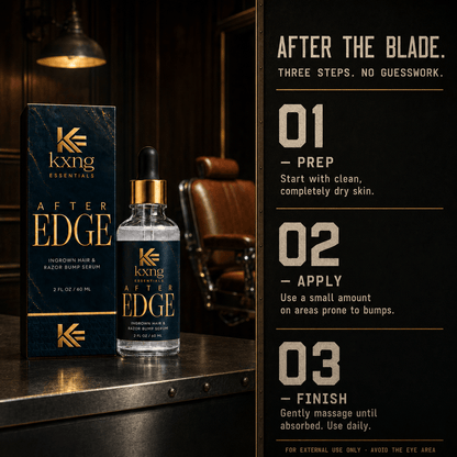 After Edge — Ingrown Hair and Razor Bump Serum That Actually Works - KXNG Cosmetics