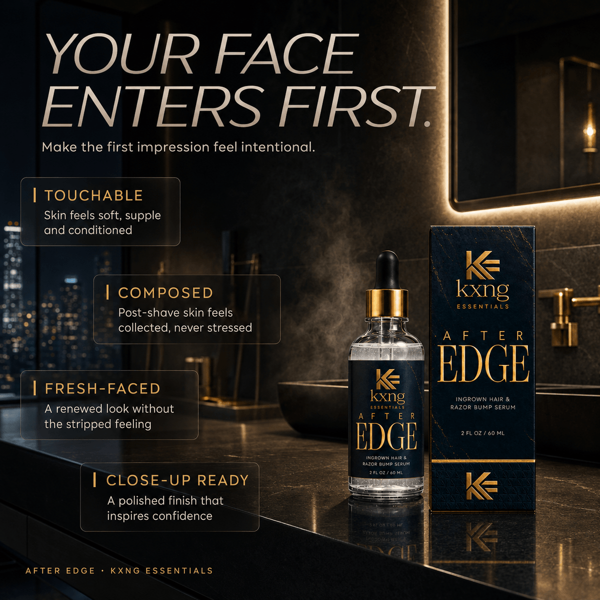 After Edge — Ingrown Hair and Razor Bump Serum That Actually Works - KXNG Cosmetics