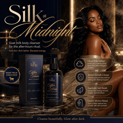 After Hours Goat Milk Body Wash — Vanilla + Cashmere Body Cleanser - KXNG Cosmetics