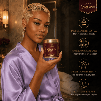 Baddie Body Butter for Women — Coconut & Vanilla-Infused Whipped Shea Moisturizer - KXNG Cosmetics